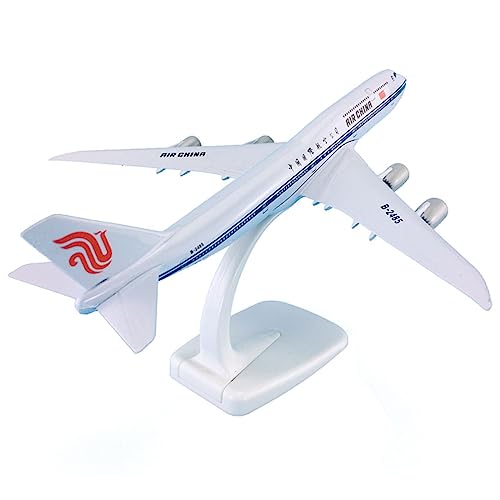 PYWCOM Modellflugzeug-Bausätze 1:380 20 cm Flugzeug ABS und Legierung Flugzeuge Boeing B747-8 für Air China Miniatur-Flugzeugmodell von PYWCOM