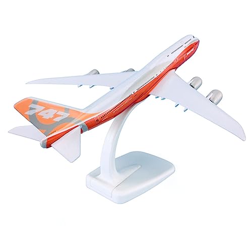 PYWCOM Modellflugzeug-Bausätze 1:380 20 cm Flugzeug ABS und Legierungsflugzeuge Boeing B747-8 für fertiges Druckguss-Flugzeugmodell von PYWCOM