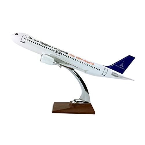 PYWCOM Modellflugzeug-Bausätze 36 cm 1:100 Airbus Fora320-200 Alloy Air Paris Flugzeug Sammlerstück Zeigt Statisches Flugzeugmodell von PYWCOM