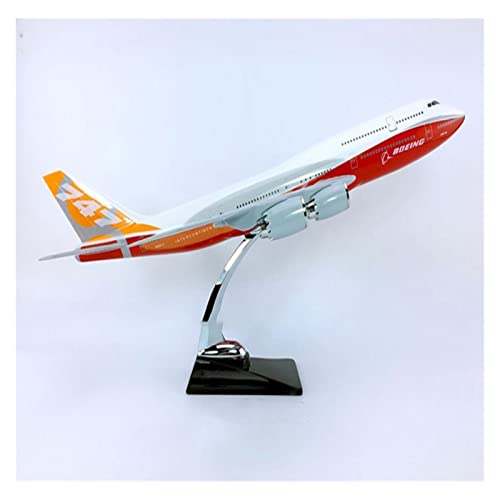 PYWCOM Modellflugzeug-Bausätze 45 cm Flugzeugmodell Spielzeug für B747-800 Fly Maßstab 1 150 Druckguss Kunststofflegierung Flugzeug Geschenk von PYWCOM