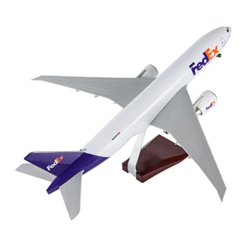 PYWCOM Modellflugzeug-Bausätze 47 cm Maßstab 1/157 777 B777 Für FedEx Cargo Airline Modell Spielzeug Kunststoff Harz von PYWCOM