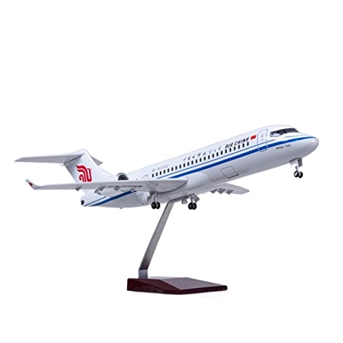 PYWCOM Modellflugzeug-Bausätze 47cm ARJ21-700For Air China Licht Mit Radfahrwerk Druckguss-Kunstharz-Flugzeugspielzeug (A) von PYWCOM