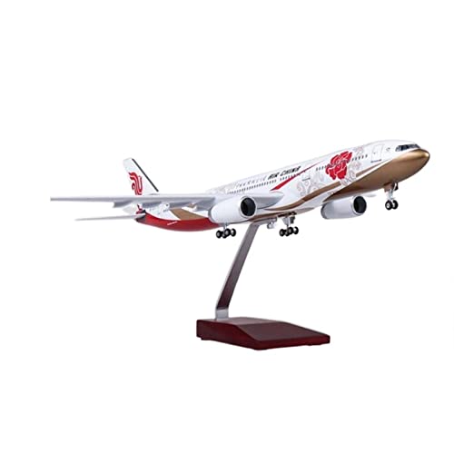 PYWCOM Modellflugzeug-Bausätze 47cm Modell Zivile Luftfahrt 1/135 Für Airbus A330 China Airlines Kanal W Basis Radlampe Flugzeugmodell (Without Light) von PYWCOM