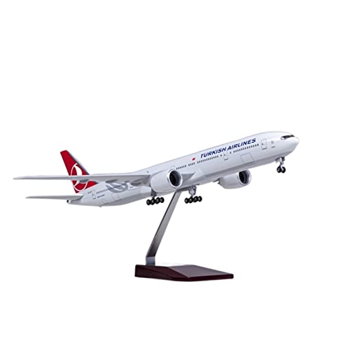 PYWCOM Modellflugzeug-Bausätze 777 B777 Im Maßstab 1:157 Für Turkish Airlines Lightweight Landing Gear Flugzeuge Aus Druckgussharz (A) von PYWCOM