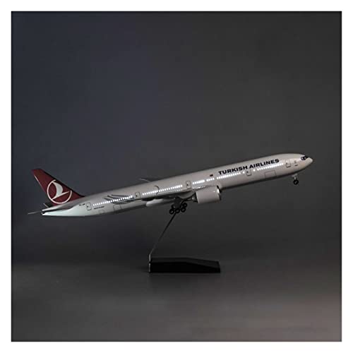 PYWCOM Modellflugzeug-Bausätze 777 B777 Im Maßstab 1:157 Für Turkish Airlines Lightweight Landing Gear Flugzeuge Aus Druckgussharz (B) von PYWCOM