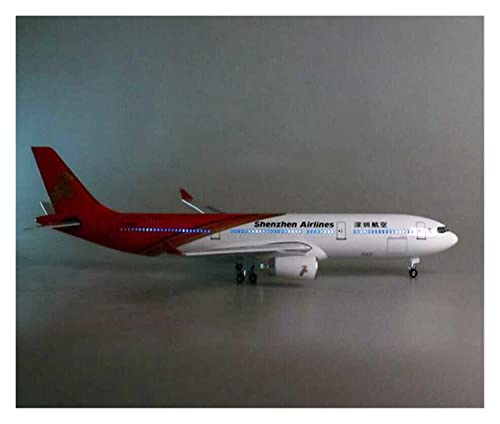 PYWCOM Modellflugzeug-Bausätze Airbus A330 Im Maßstab 1:135 Für Shenzhen Airlines Base Wheel Light Resin Aircraft Collectible Toys (B) von PYWCOM