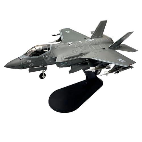 PYWCOM Modellflugzeug-Bausätze F-35 F-35I F 35 Lightning II Joint Strike Jet Fighter Im Maßstab 1 72, Druckguss-Metallflugzeug-Flugzeugmodell (F-35I) von PYWCOM