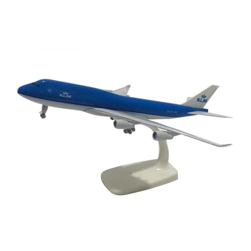 PYWCOM Modellflugzeug-Bausätze Jason Tutu 20 cm Für Boeing 747 Flugzeug Modell Flugzeug Modell Flugzeug Modell Druckguss Metall Flugzeuge Im Maßstab 1:300 (KLM B747) von PYWCOM