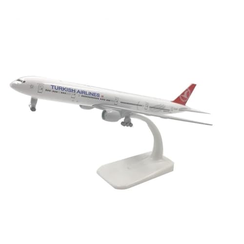 PYWCOM Modellflugzeug-Bausätze Jason Tutu 20 cm Für Boeing 747 Flugzeug Modell Flugzeug Modell Flugzeug Modell Druckguss Metall Flugzeuge Im Maßstab 1:300 (Turkish B777) von PYWCOM