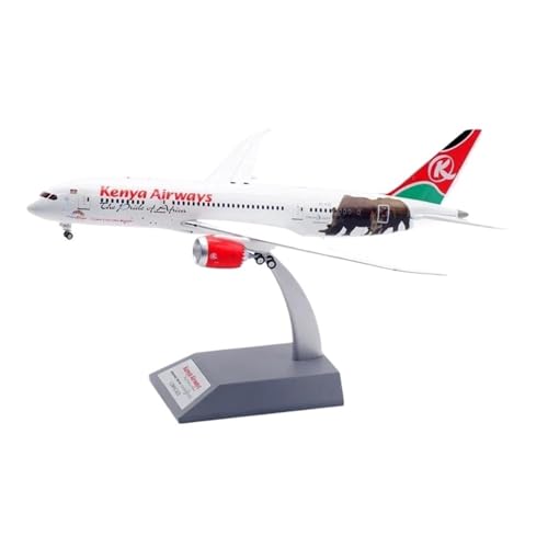 PYWCOM Modellflugzeug-Bausätze Maßstab 1 200, Kenya Airways B787-8 5Y-KZD, Druckguss, Sammlerflugzeugmodell, Metallminiaturen von PYWCOM