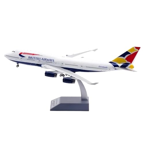 PYWCOM Modellflugzeug-Bausätze Maßstab 1 200 Für British Airways B747-400 G-BNLH Druckguss-Flugzeugmodell-Metallminiaturen Für Sammeln von PYWCOM