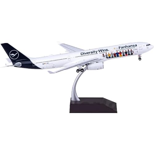 PYWCOM Modellflugzeug-Bausätze Maßstab 1 200 Für G2DLH1221 Lufthansa Airlines A330-300 D-AIKQ Diecasts Aviation Metal Miniatures Flugzeugmodell von PYWCOM