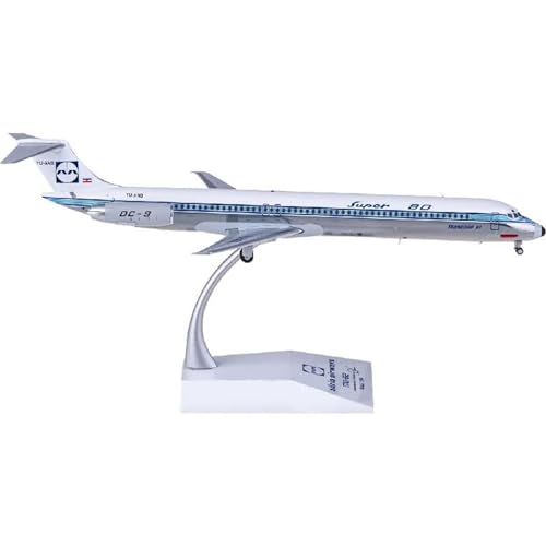 PYWCOM Modellflugzeug-Bausätze Maßstab 1 200 LH2376 Adria Airlines MD-82 YU-ANB Druckguss Metall Miniaturen Flugzeug Luftfahrt Avion Modell von PYWCOM