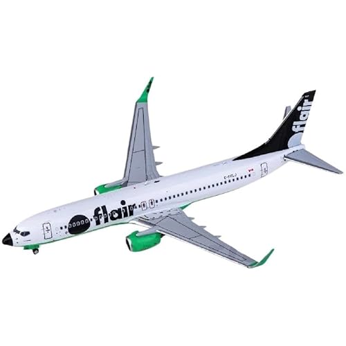 PYWCOM Modellflugzeug-Bausätze Maßstab 1 400 Für NG58200 Flair Airlines Boeing 737-800 C-FFLJ Diecasts Aviation Miniatur-Flugzeugmodellspielzeug Aus Metall von PYWCOM