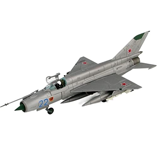 PYWCOM Modellflugzeug-Bausätze Maßstab 1 72 Der Sowjetischen Luftwaffe Mig-21 Mig21smt Für Fighter Air Force Die Cast Aircraft Model Alloy Toys von PYWCOM