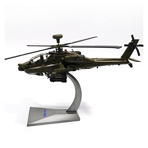 PYWCOM Modellflugzeug-Bausätze Maßstab 1 72 Für AH-64 Helicopter Army Fighter Aircraft Model Adult Toy Static Ornament von PYWCOM