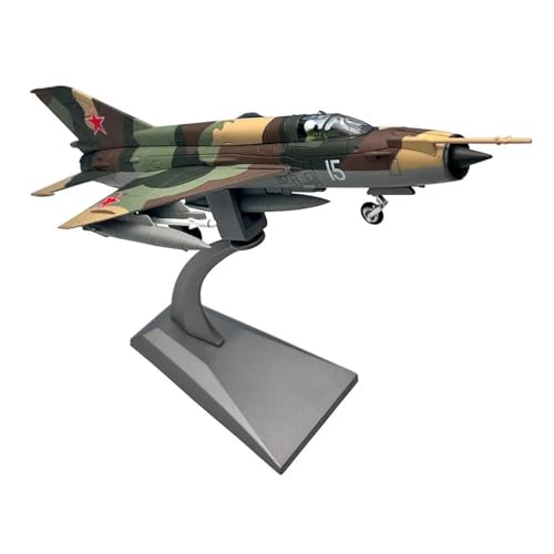 PYWCOM Modellflugzeug-Bausätze Maßstab 1 72 MiG-21 Mig21for Fishbed Jet Fighter Flugzeug Flugzeug Flugzeugmodell Aus Metalldruckguss von PYWCOM