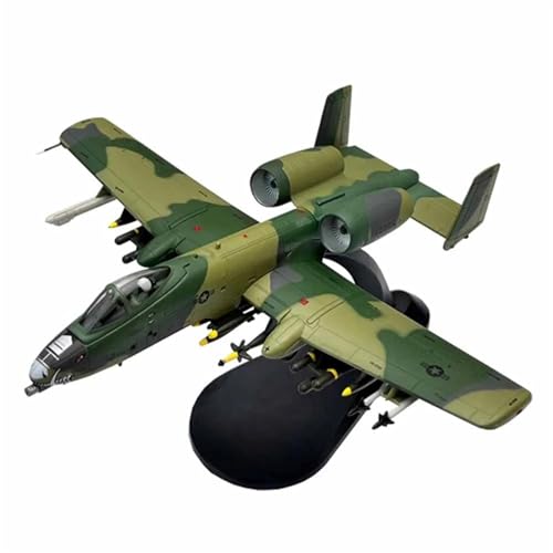 PYWCOM Modellflugzeug-Bausätze Maßstab 1:100 A-10 A10 FÜR Thunderbolt II Warthog Hog Attack Plane Fighter Diecast Metal Aircraft Model (A-10A Warthog MC) von PYWCOM