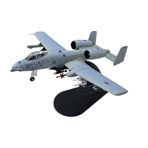 PYWCOM Modellflugzeug-Bausätze Maßstab 1:100 A-10 A10 FÜR Thunderbolt II Warthog Hog Attack Plane Fighter Diecast Metal Aircraft Model (A-10C Shark GD) von PYWCOM