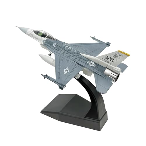 PYWCOM Modellflugzeug-Bausätze Maßstab 1:100 für SU57 Sukhoi SU-57 Kampfflugzeug, Metall-Militärflugzeug, Spielzeugmodell (US F16C) von PYWCOM