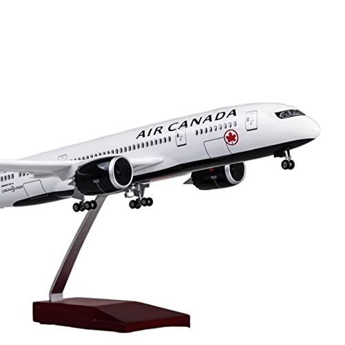 PYWCOM Modellflugzeug-Bausätze Maßstab 1:130 43 cm Flugzeug 787 B787 Für Dreamliner Air Canada Modell Druckguss-Kunststoff-Harz-Flugzeug (Without Light) von PYWCOM