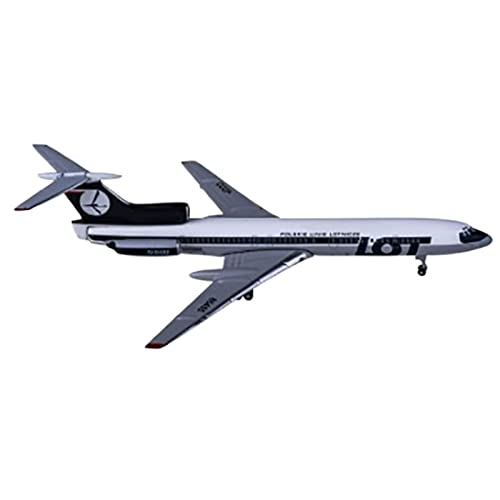 PYWCOM Modellflugzeug-Bausätze Tupolev Tu-154 Im Maßstab 1 400 Für CCCP Polskie Linie Lotnicze Lot Airline Diecast Static Aircraft Model von PYWCOM