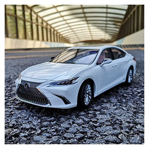 PYWCOM Spielzeugauto für Kinder 1 18 Alloy Diecast Für Lexus ES300H 2019 Statische Simulation Automodellsammlung Ornament Souvenir Display Auto Modell Bauset(Weiß) von PYWCOM