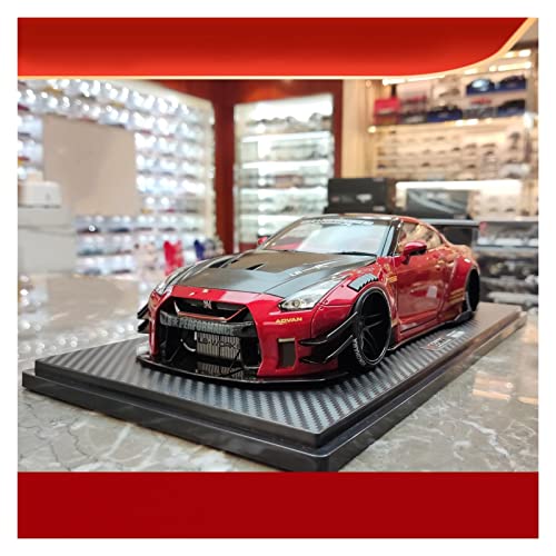 PYWCOM Spielzeugauto für Kinder 1 18 Diecast Für Nissan GTR R35 Simulation Legierung Sportwagen Modell Erwachsene Sammlung Souvenir Display Auto Modell Bauset von PYWCOM