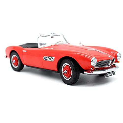 PYWCOM Spielzeugauto für Kinder 1 18 Für BMW 507 Cabrio Elvis Edition Alloy Diecast Car Model Simulation Vehicle Collectible Ornament Auto Modell Bauset von PYWCOM