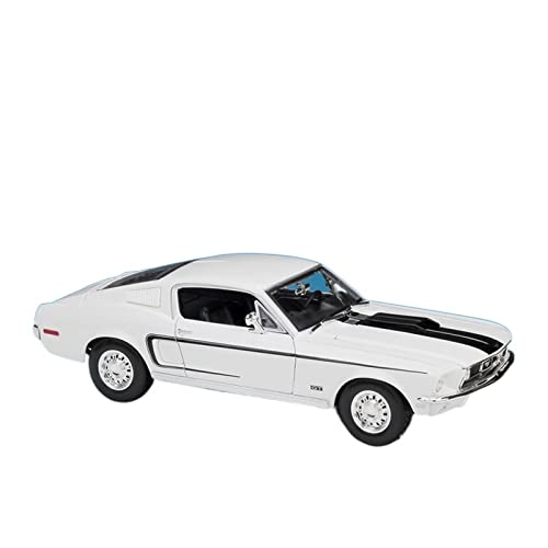 PYWCOM Spielzeugauto für Kinder 1 18 Für Ford GT Heritage 2021 Legierung Automodell Sammlung Souvenir Ornamente Display Fahrzeug Spielzeug Geschenk Auto Modell Bauset(F) von PYWCOM