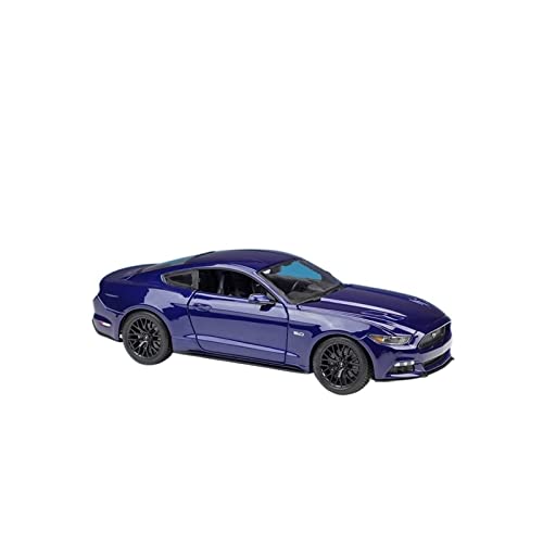 PYWCOM Spielzeugauto für Kinder 1 18 Für Ford Mustang 2015 Black Alloy Diecast Automodell Spielzeugsammlung Geschenke Junge Auto Modell Bauset(I) von PYWCOM