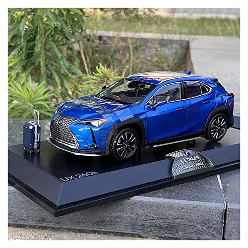 PYWCOM Spielzeugauto für Kinder 1 18 Für Lexus UX260h SUV Simulation Legierung Geländewagen Modell Statisches Fahrzeug Sammlerstück Souvenirs Auto Modell Bauset(Blau) von PYWCOM