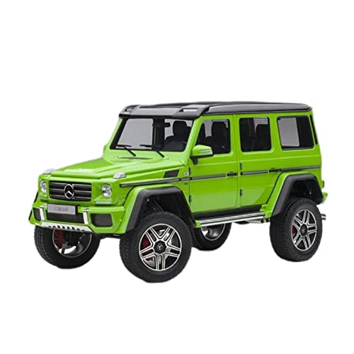 PYWCOM Spielzeugauto für Kinder 1 18 Für Mercedes-Benz G500 4 * 4-Legierung Geländewagenmodell Statische Diecast-Fahrzeugsimulation Sammlerstück Auto Modell Bauset(Grün) von PYWCOM