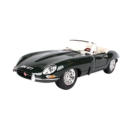 PYWCOM Spielzeugauto für Kinder 1 18 Für Mercedes Benz Jaguar E-Type Legierung Retro Automodell Oldtimer Dekoration Sammlung Geschenk Auto Modell Bauset(J) von PYWCOM