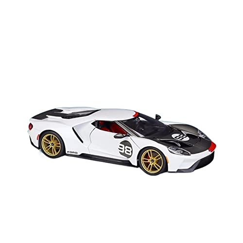 PYWCOM Spielzeugauto für Kinder 1 18 Passend Für Ford GT 2017 Red Alloy Model Car Adult Collection Souvenir Display Ornaments Auto Modell Bauset(E) von PYWCOM