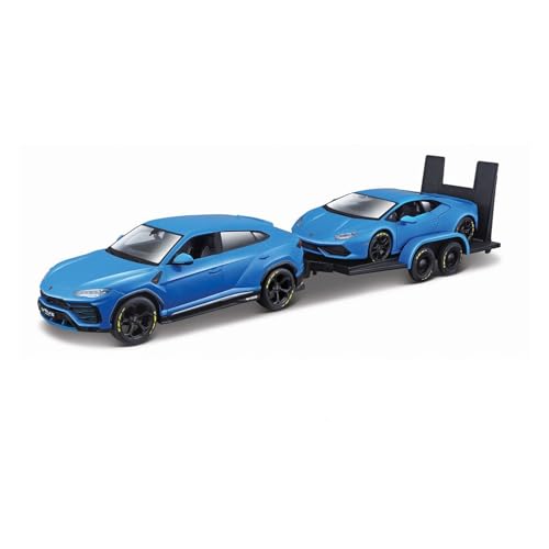 Spielzeugauto für Kinder 1 24 2017 Chevrolet Colorado ZR2 Und 2015 Corvette Z06 Static Alloy Die-Cast Vehicle Collector Toy Auto Modell Bauset(4) von PYWCOM