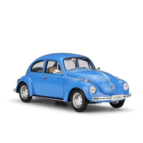 Spielzeugauto für Kinder 1 24 Für Volkswagen Käfer Simulation Legierung Die-cast Handwerk Auto Modell Sammlung Auto Modell Bauset(Taglia unica) von PYWCOM