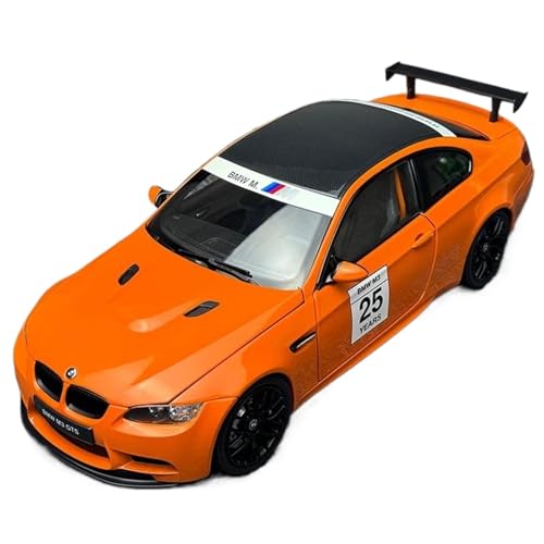 Spielzeugauto für Kinder 1:18 for BMW M3 GTS E92 Sammlung von Automodellbausätzen for Bauen for Erwachsene aus Metall Auto Modell Bauset von PYWCOM