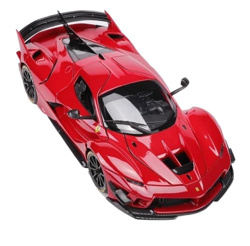 Spielzeugauto für Kinder 1:18 for Ferrari FXXK EVO Druckgusslegierung Automodell Premium Collection Set Muscle Car Auto Modell Bauset von PYWCOM