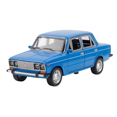 PYWCOM Spielzeugauto für Kinder 1:24 for Lada 2106 Hohe Simulation Legierung Auto Modell Spielzeug Diecast for Jungen Urlaub Geschenke Auto Modell Bauset(White) von PYWCOM