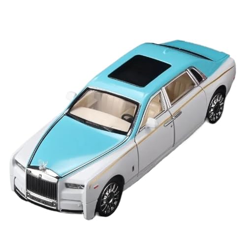 PYWCOM Spielzeugauto für Kinder 1:24 for RR Phantom Modell Zinklegierung Pull Back Diecast Spielzeugautos Kinder Jungen Mädchen Geschenk Auto Modell Bauset(Blue) von PYWCOM