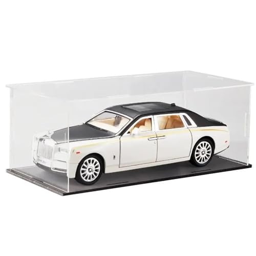 PYWCOM Spielzeugauto für Kinder 1:24 for RR Phantom Modell Zinklegierung Pull Back Diecast Spielzeugautos Kinder Jungen Mädchen Geschenk Auto Modell Bauset(Chrome) von PYWCOM