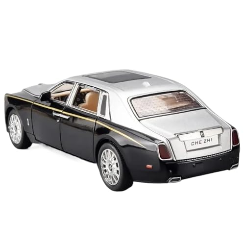 Spielzeugauto für Kinder 1:24 for RR Phantom Modell Zinklegierung Pull Back Diecast Spielzeugautos Kinder Jungen Mädchen Geschenk Auto Modell Bauset(White) von PYWCOM