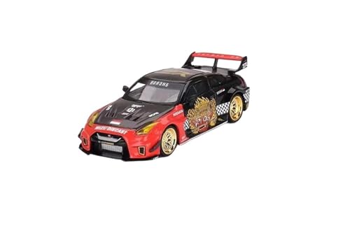 Spielzeugauto für Kinder 1/64 for MINIGT 651#35GT-RR Ver.1 Alloy Car Model Sports Car Die-cast Adult Collection Toy Auto Modell Bauset von PYWCOM