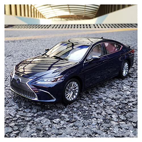 Spielzeugauto für Kinder 1 18 Alloy Diecast Für Lexus ES300H 2019 Statische Simulation Automodellsammlung Ornament Souvenir Display Auto Modell Bauset(Blau) von PYWCOM