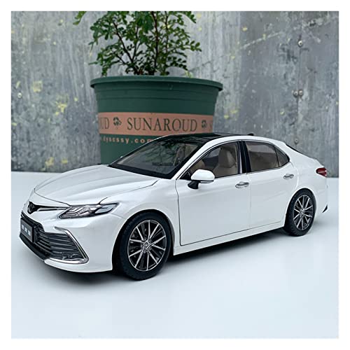 Spielzeugauto für Kinder 1 18 Für Camry Eight Generations 2021 Weiße Legierung Druckguss Statisches Modellauto Sammlungsgeschenk Auto Modell Bauset von PYWCOM