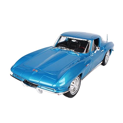 Spielzeugauto für Kinder 1 18 Für Chevrolet Corvette 1957 Casting Alloy Diecast Car Model Static Souvenir Collection Ornaments Auto Modell Bauset(C) von PYWCOM