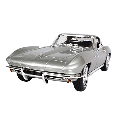 Spielzeugauto für Kinder 1 18 Für Chevrolet Corvette 1957 Gusslegierung Automodell Simulation Auto Sammlung Geschenk Junge Spielzeug Auto Modell Bauset(A) von PYWCOM