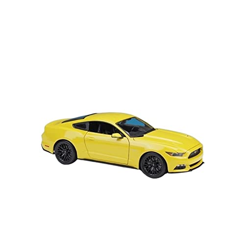 Spielzeugauto für Kinder 1 18 Für Ford Mustang 2015 Black Alloy Diecast Automodell Spielzeugsammlung Geschenke Junge Auto Modell Bauset(J) von PYWCOM