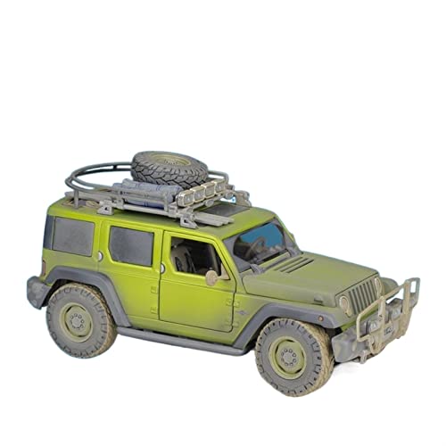 Spielzeugauto für Kinder 1 18 Für Jeep Rescue Concept Legierung Geländewagenmodell Diecast Simulation Spielzeugfahrzeug Sammlerstück Ornament Auto Modell Bauset(Grün) von PYWCOM